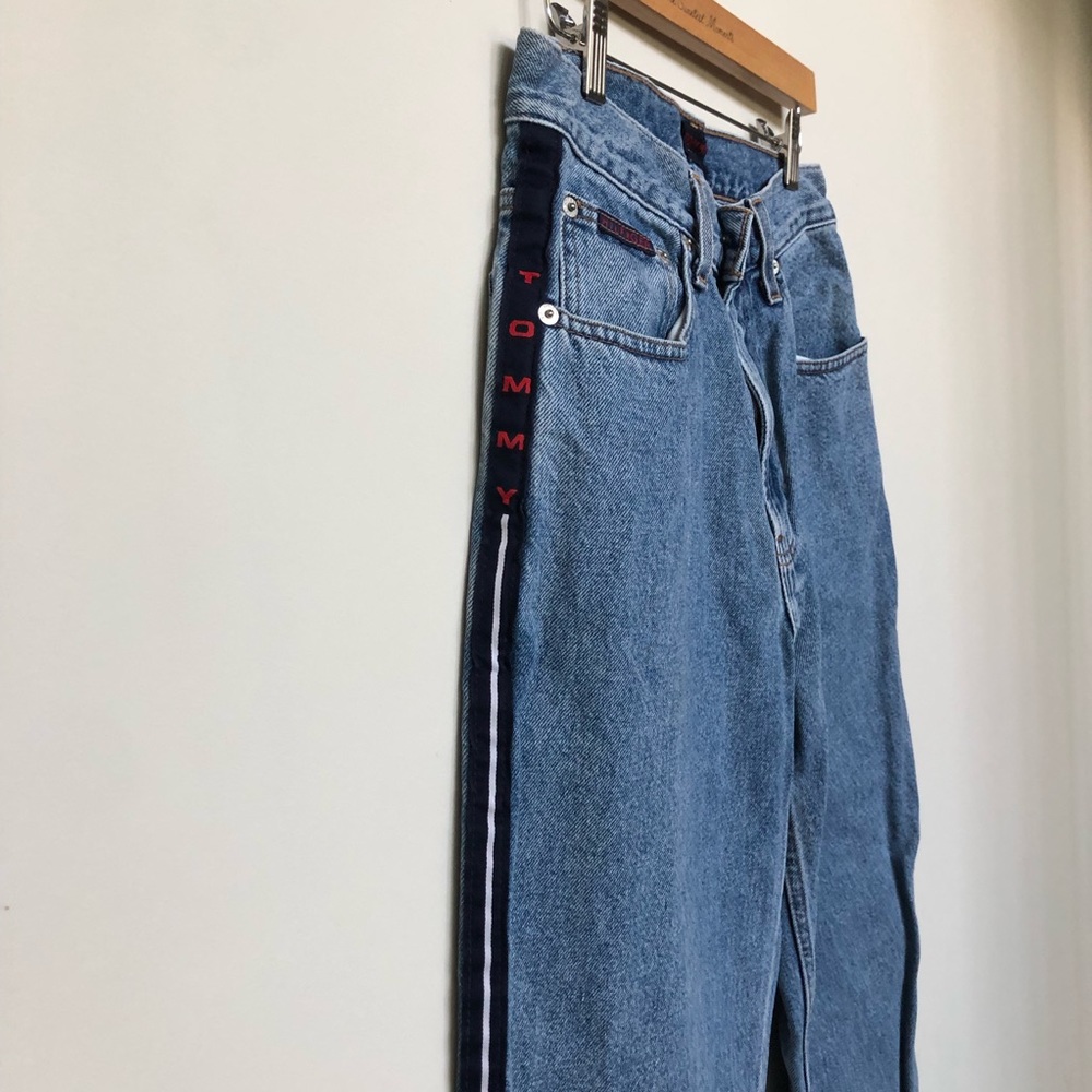 Vintage Mens Tommy Hilfiger Side Stripe Jeans